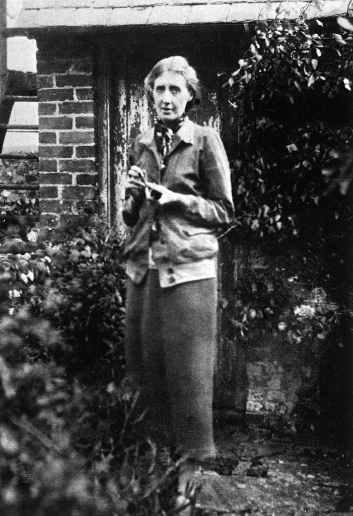 Virginia Woolf In Her Garden