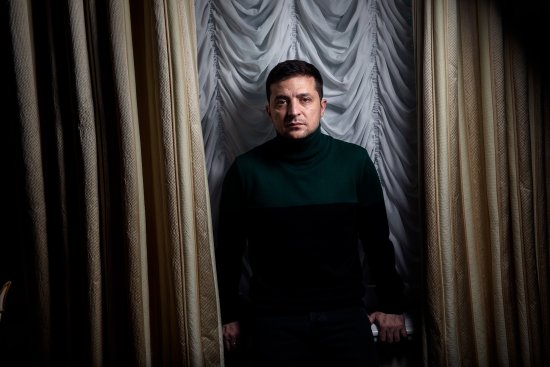 Zelensky on Nov. 30 in his Kyiv office, which he likens to a “fortress that I just want to escape”