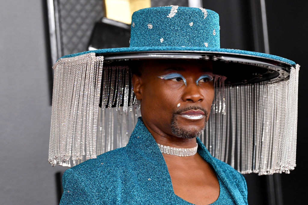 Billy Porter arrives at the 2020 Grammys