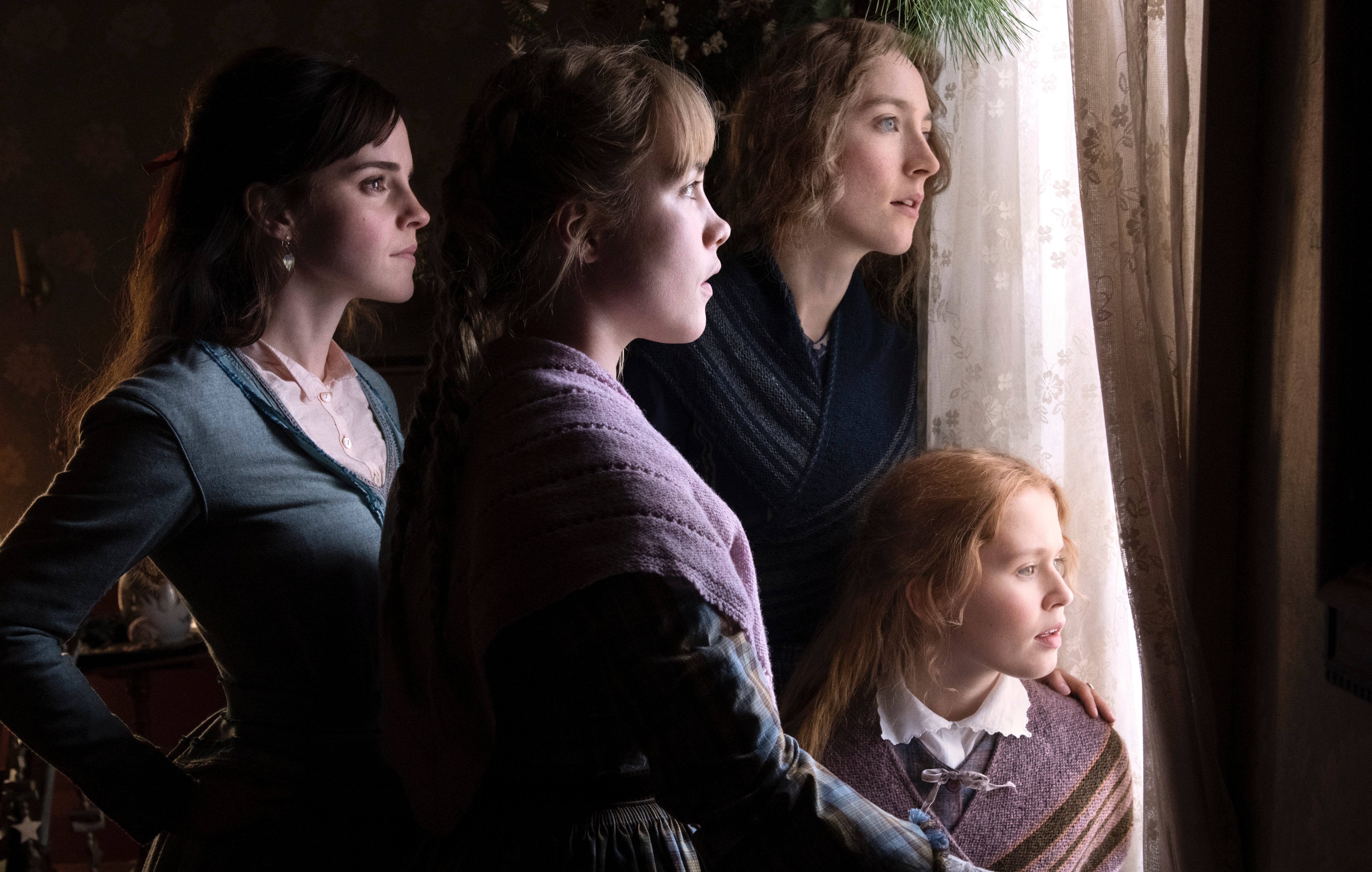 Emma Watson, Saoirse Ronan, Eliza Scanlen and Florence Pugh in 'Little Women.' (Wilson Webb—Columbia Pictures)