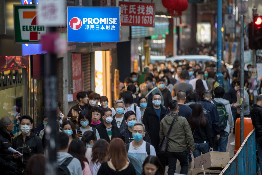 Virus Counter-Measures In Hong Kong As Virus Deaths Climb
