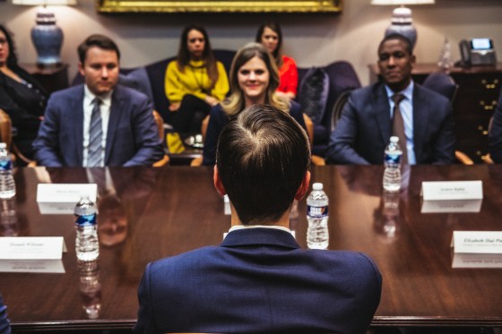 Kushner in a meeting at the White House on Dec. 19.