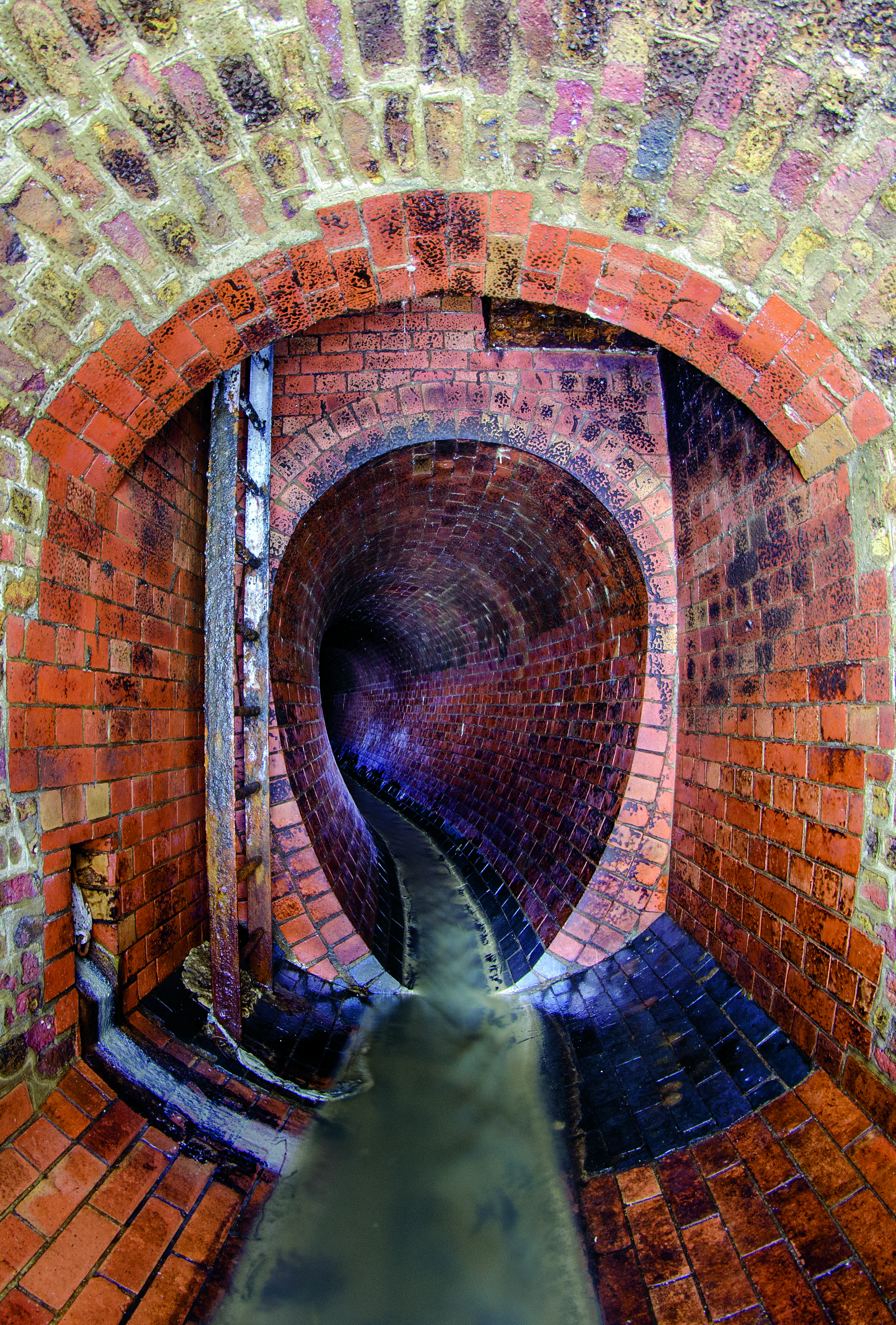 This undated photo was taken in King’s Scholars’ Pond Sewer in London, UK. (Adam Powell)