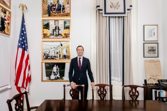 Kushner in his West Wing office, Jan. 7, 2019.