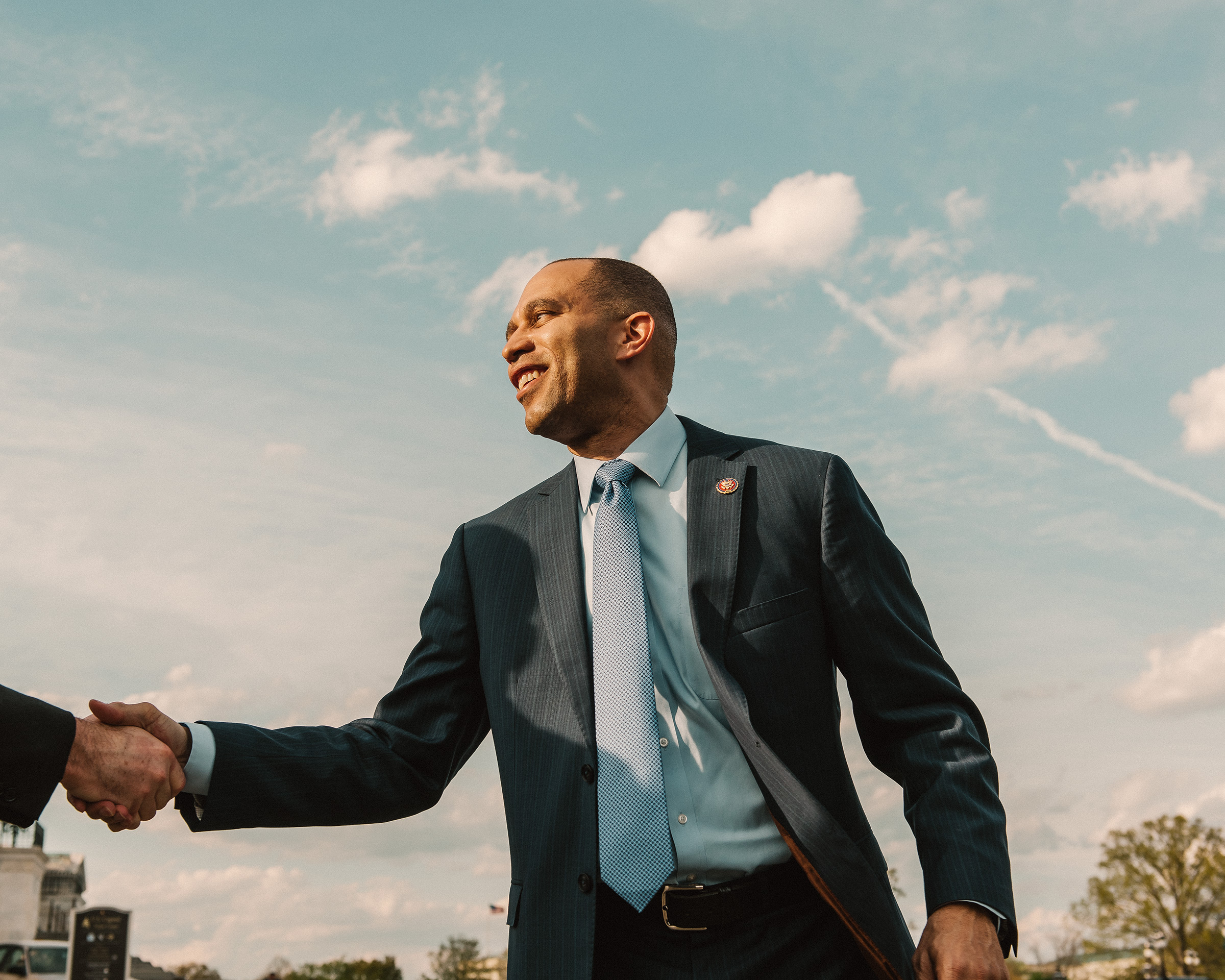 Representative Hakeem Jeffries on Capitol Hill in Washington, D.C. on April 9, 2019. (Jared Soares for TIME)