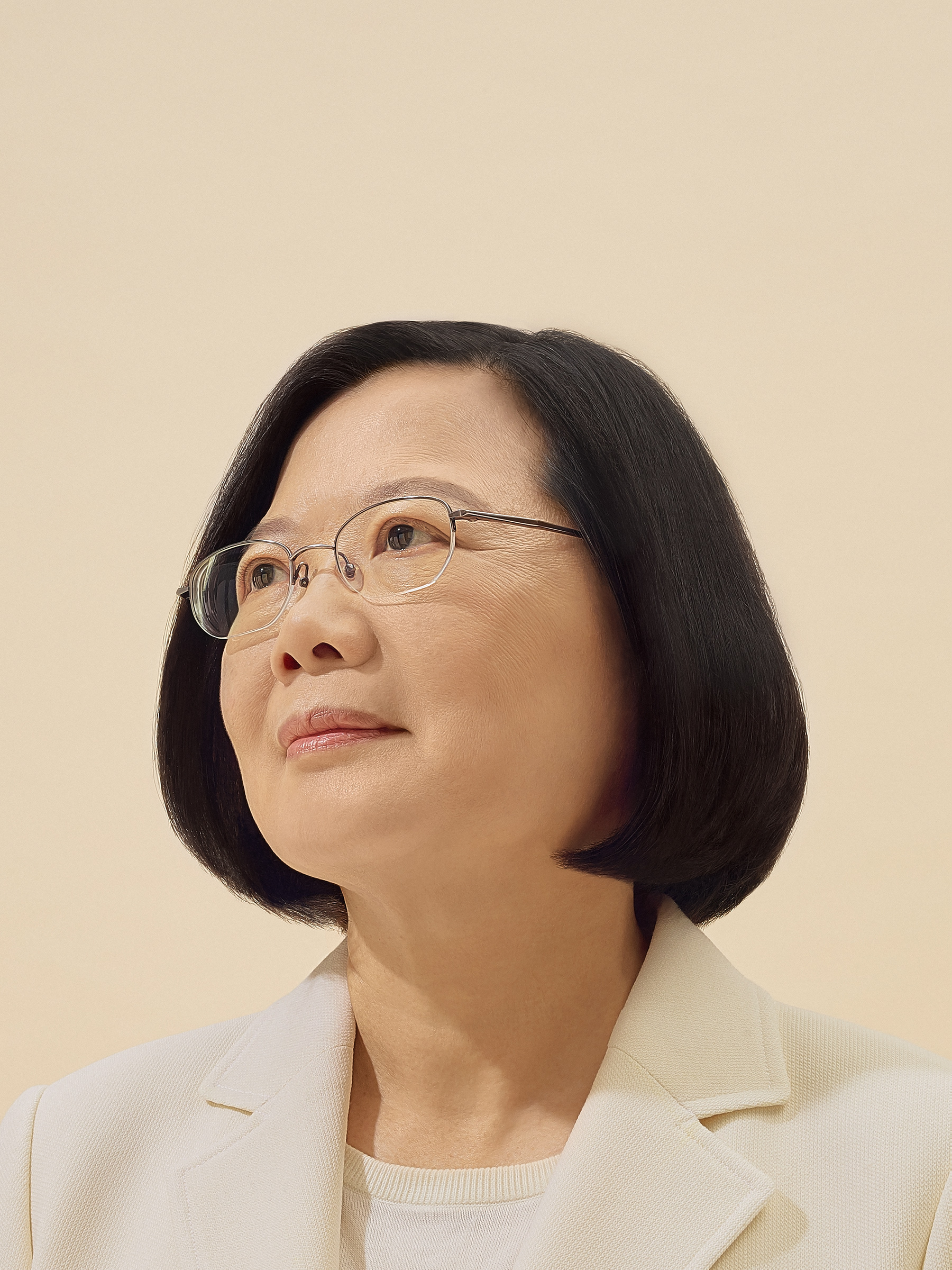 President Tsai, photographed in her Taipei office on Oct. 6