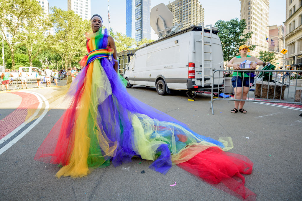 Billy Porter attends the WorldPride NYC 2019 March on June 30, 2019 in New York City. (Roy Rochlin—Getty Images)