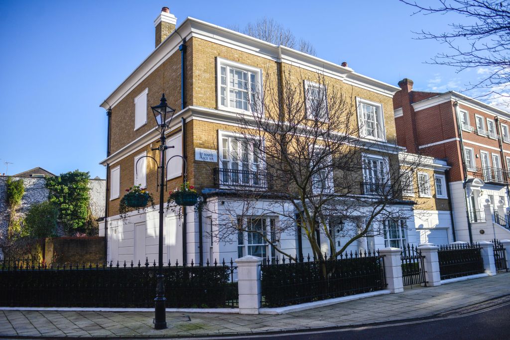 A view of a property, which cost 13 million pounds, owned by Isabel Dos Santos on January 20, 2020 in London, United Kingdom. (Peter Summers/Getty Images)