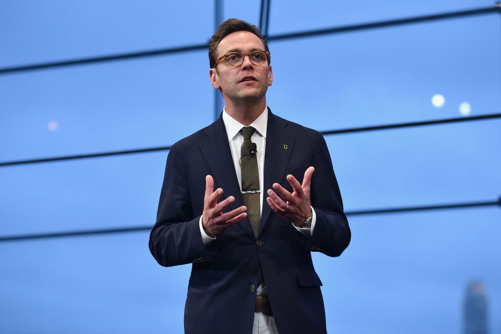 James Murdoch speaks at National Geographic's Further Front Event at Jazz at Lincoln Center on April 19, 2017 in New York City. (Bryan Bedder—National Geographic/Getty Images)