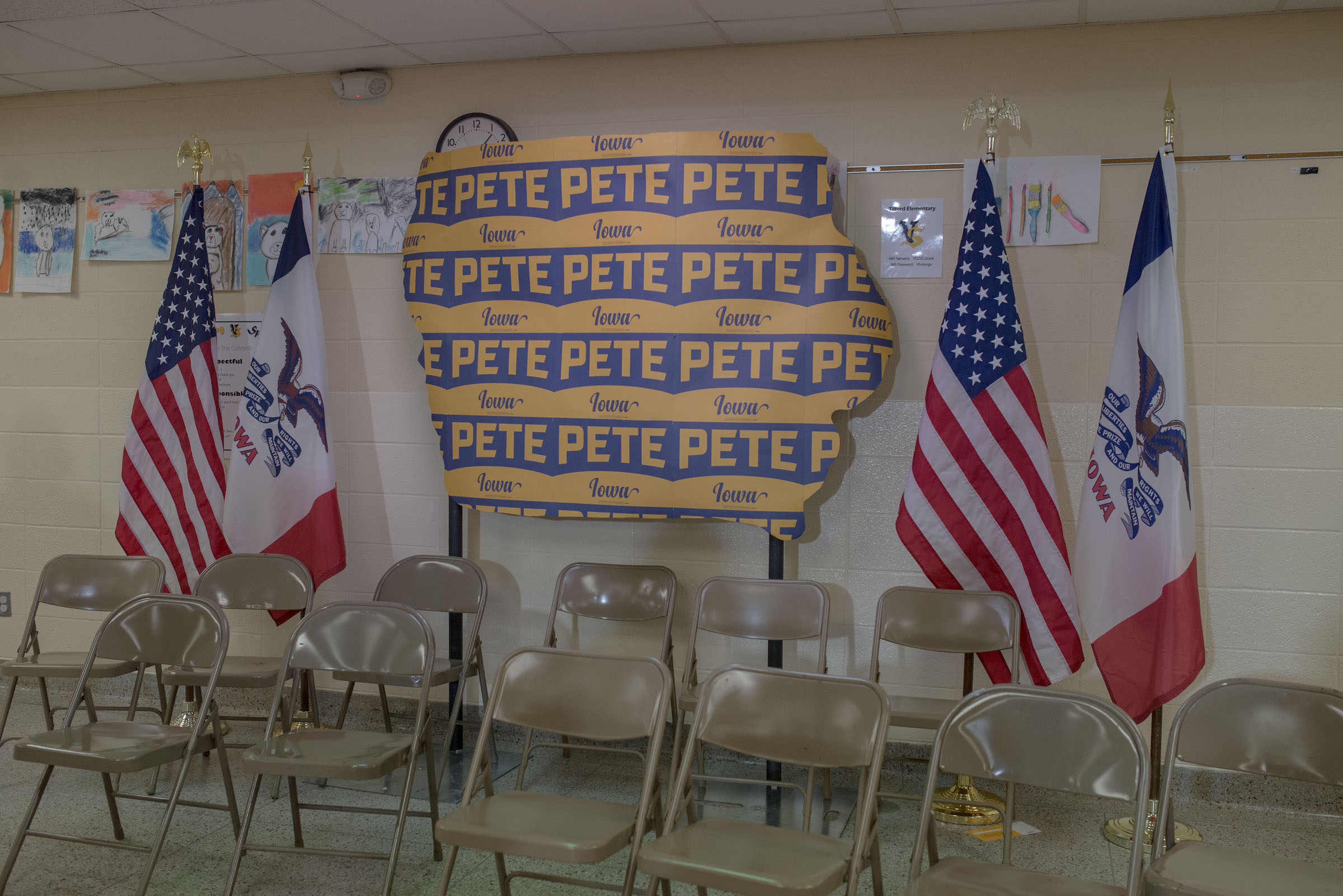 Pete Buttigieg Town Hall in Vinton, IA on Jan. 27, 2020. Photo by September Dawn Bottoms for TIME.