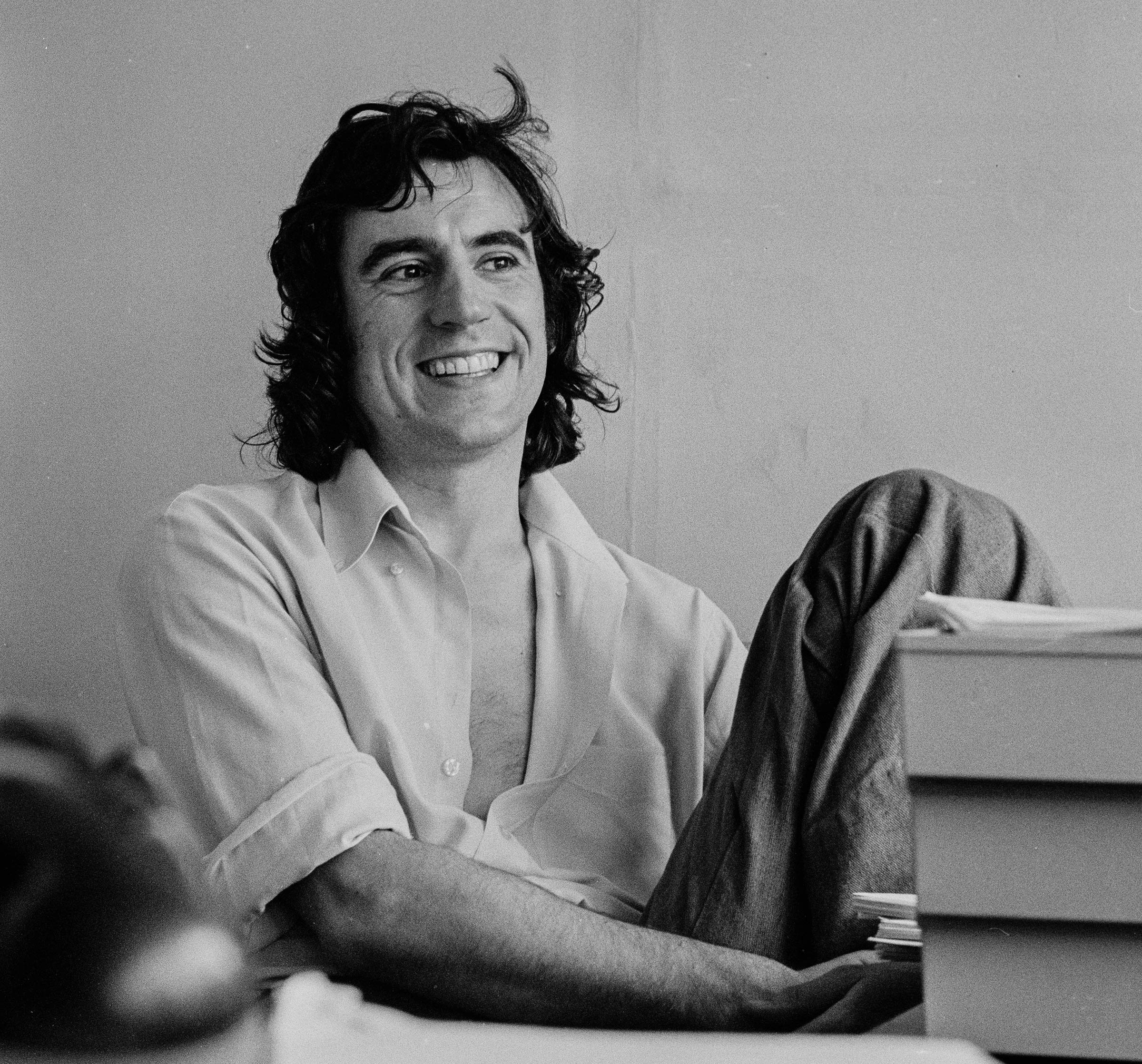 Jones at work in 1974, in a script conference for the BBC’s Monty Python’s Flying Circus