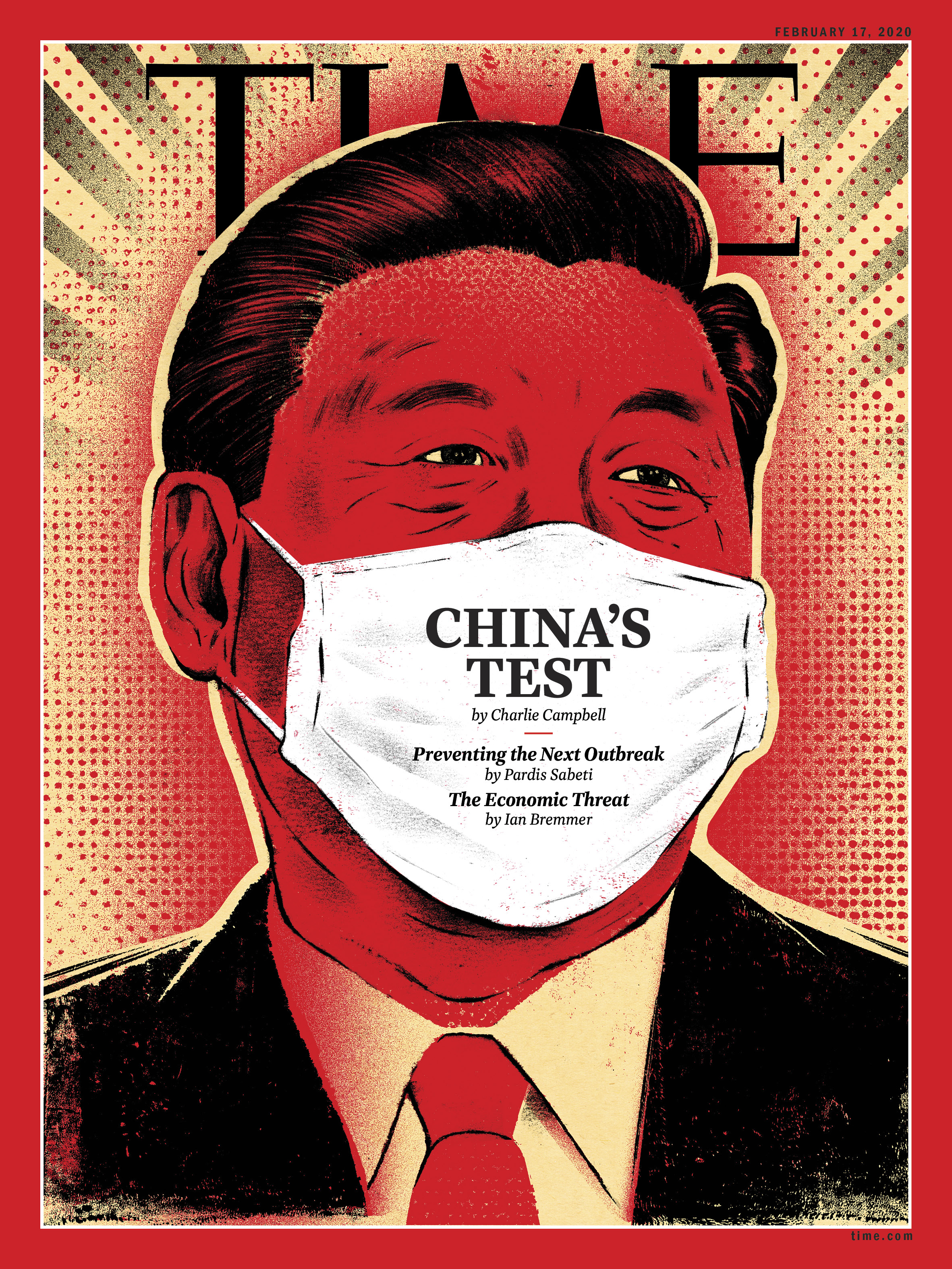 China Virus Xi Jinping Time Magazine Cover