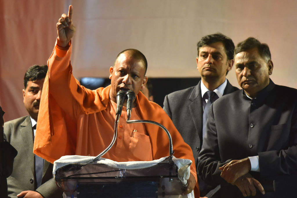 UP Chief Minister Yogi Adityanath Campaigns Ahead Of Delhi Vidhan Sabha Elections