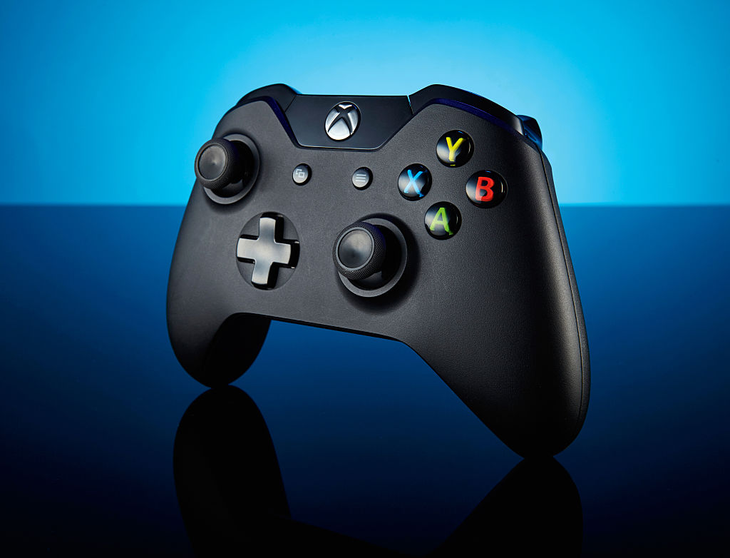 A Microsoft Xbox One wireless controller, taken on September 3, 2015. (Photo by Joby Sessions/PC Gamer Magazine/Future via Getty Images) (Future via Getty Images&mdash;2015 Future Publishing)