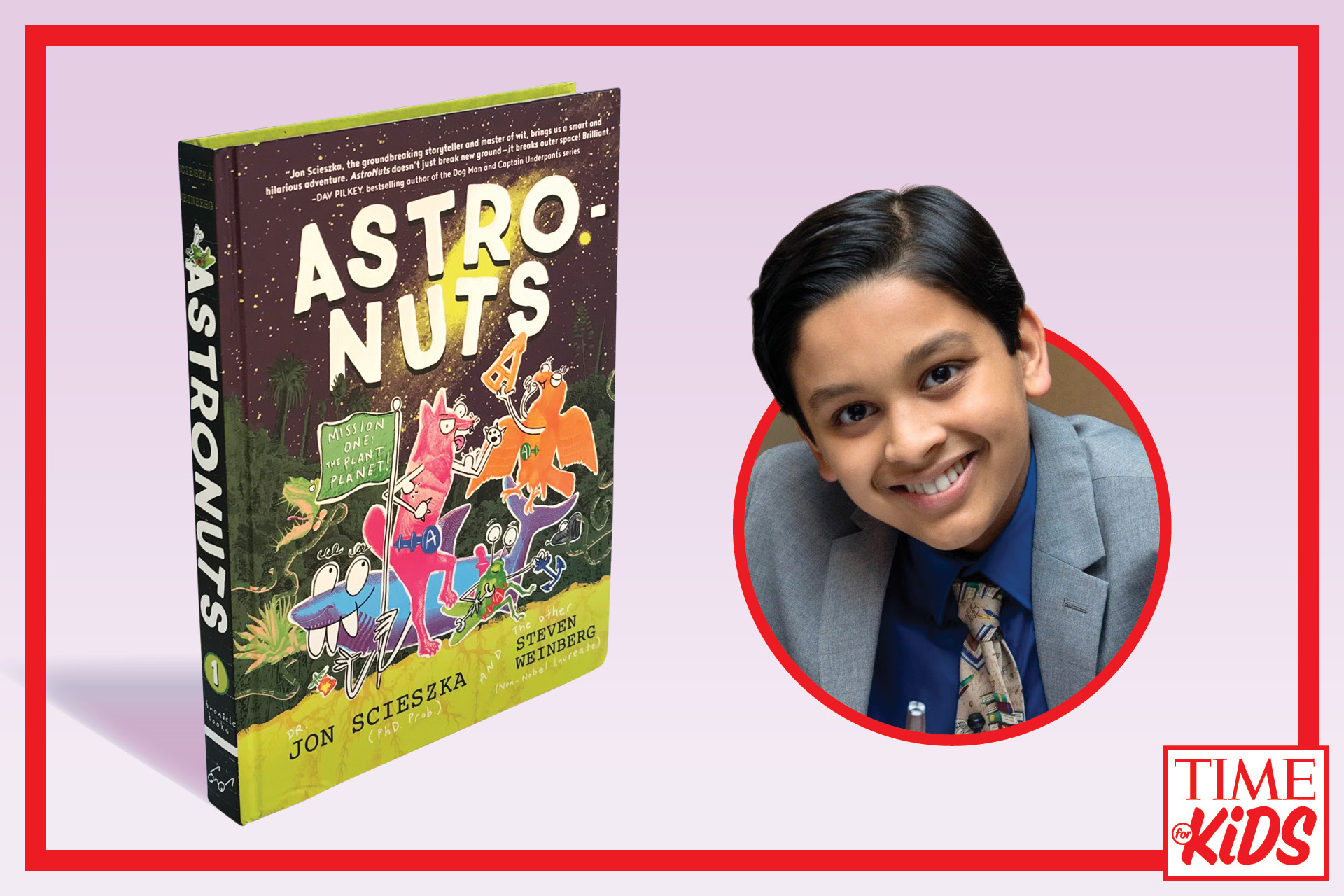 TFK Kid Reporter Eshaan Mani Reviews AstroNuts Mission One: The Plant Planet by Jon Scieszka illustrated by Steven Weinberg