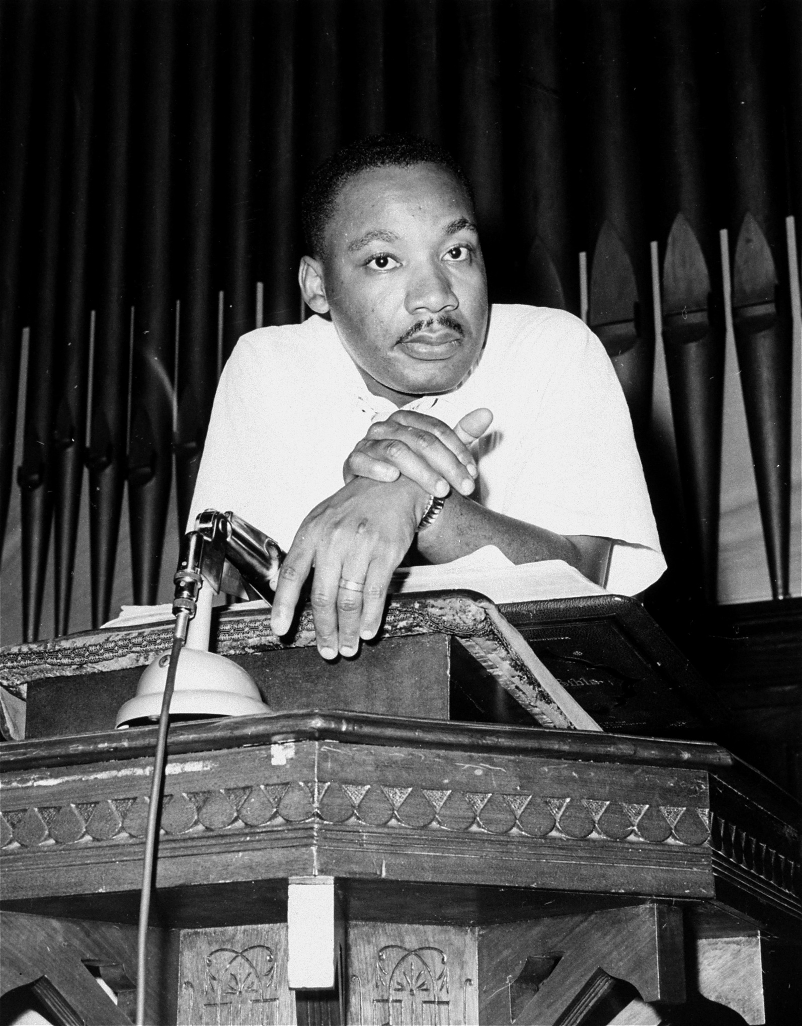Martin Luther King Jr. in Montgomery, Alabama, May 21, 1961. (Bill Ingraham––AP)