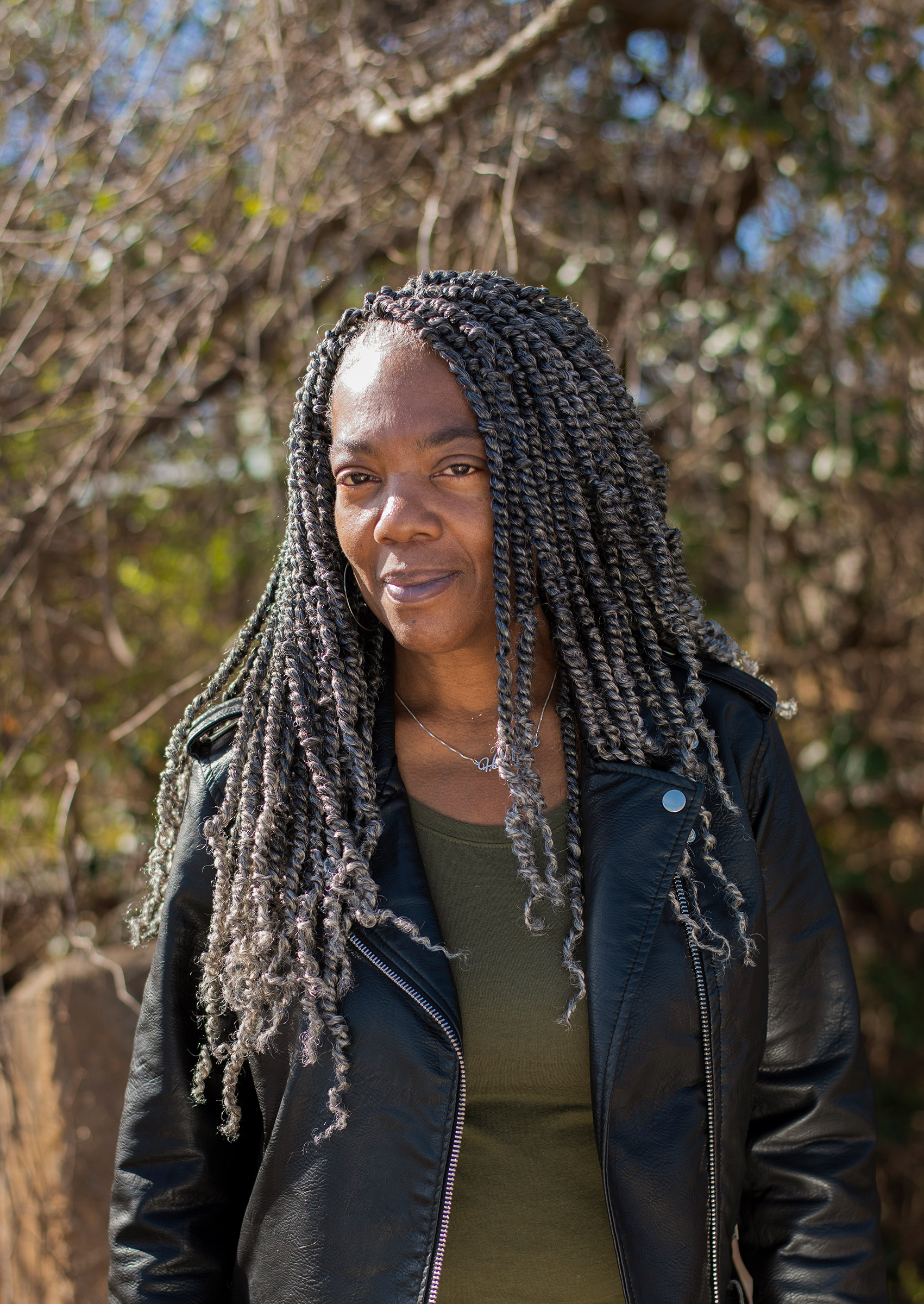Stacey Hopkins in Atlanta, on Feb. 3, 2020. (Irina Rozovsky for TIME)