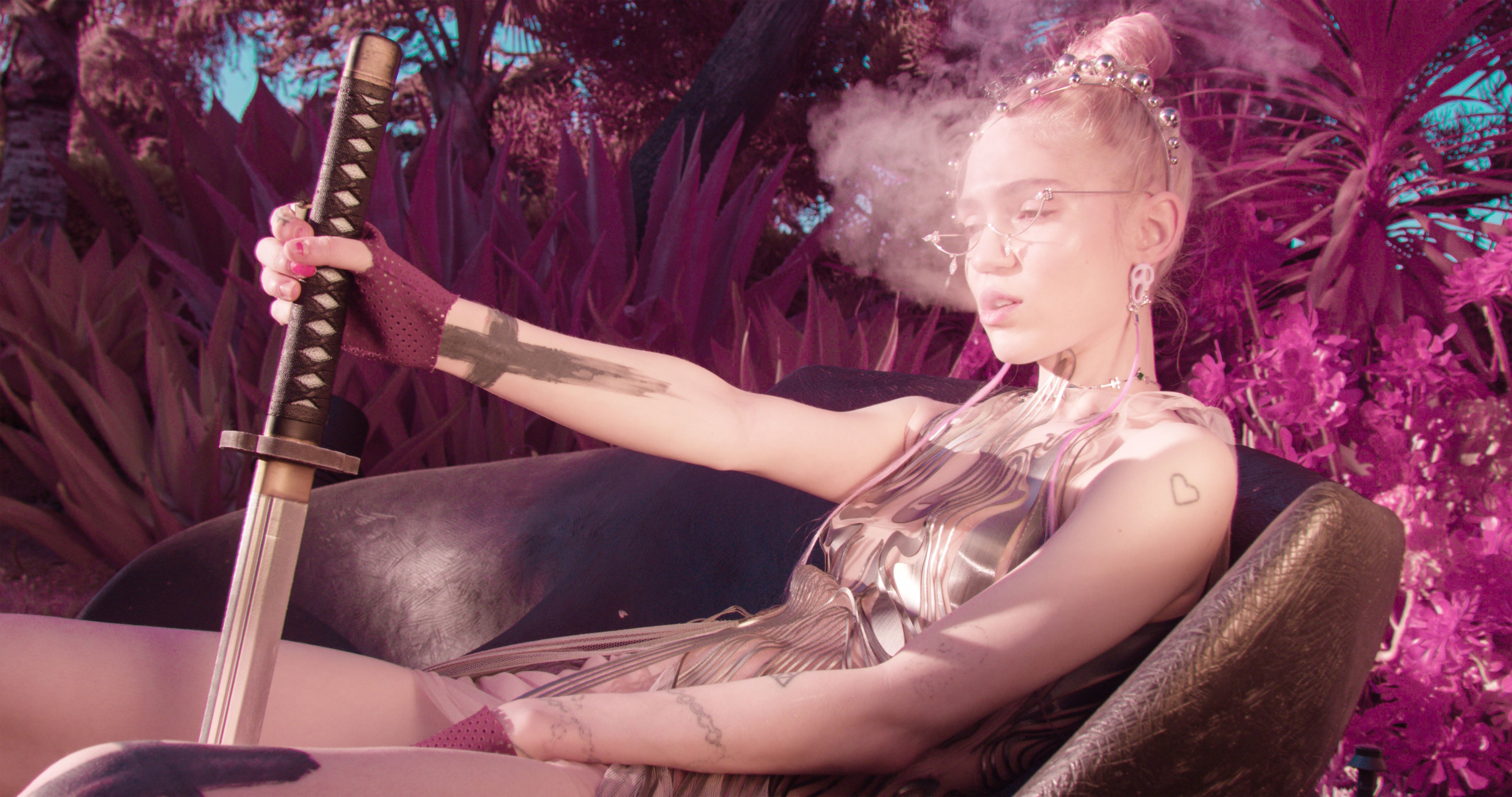 Grimes' fifth album, 'Miss Anthropocene,' is a concept record about climate change. (Grimes. Photo by Mac Boucher and Neil Hansen)