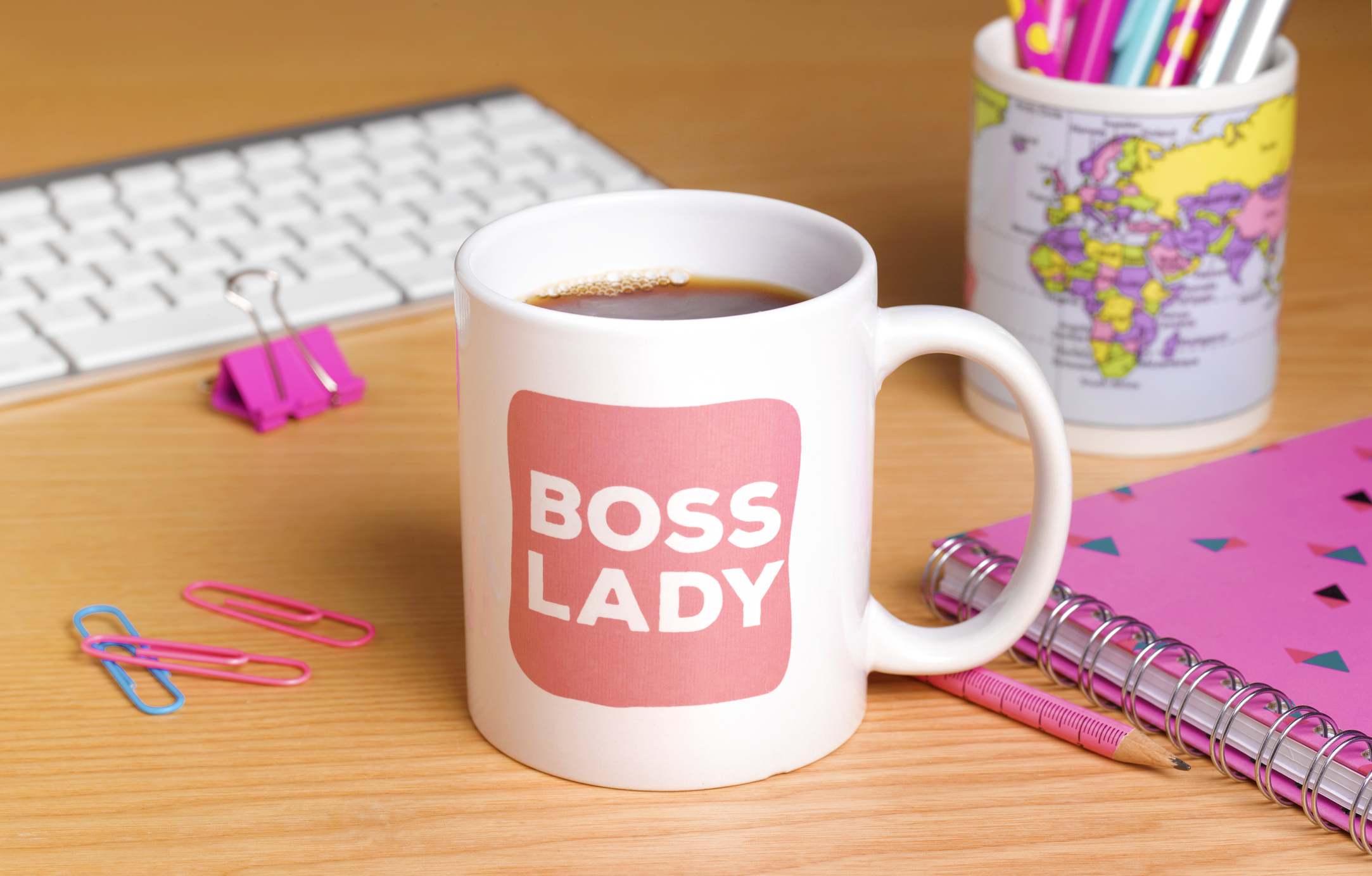 Female Boss's Mug at Work