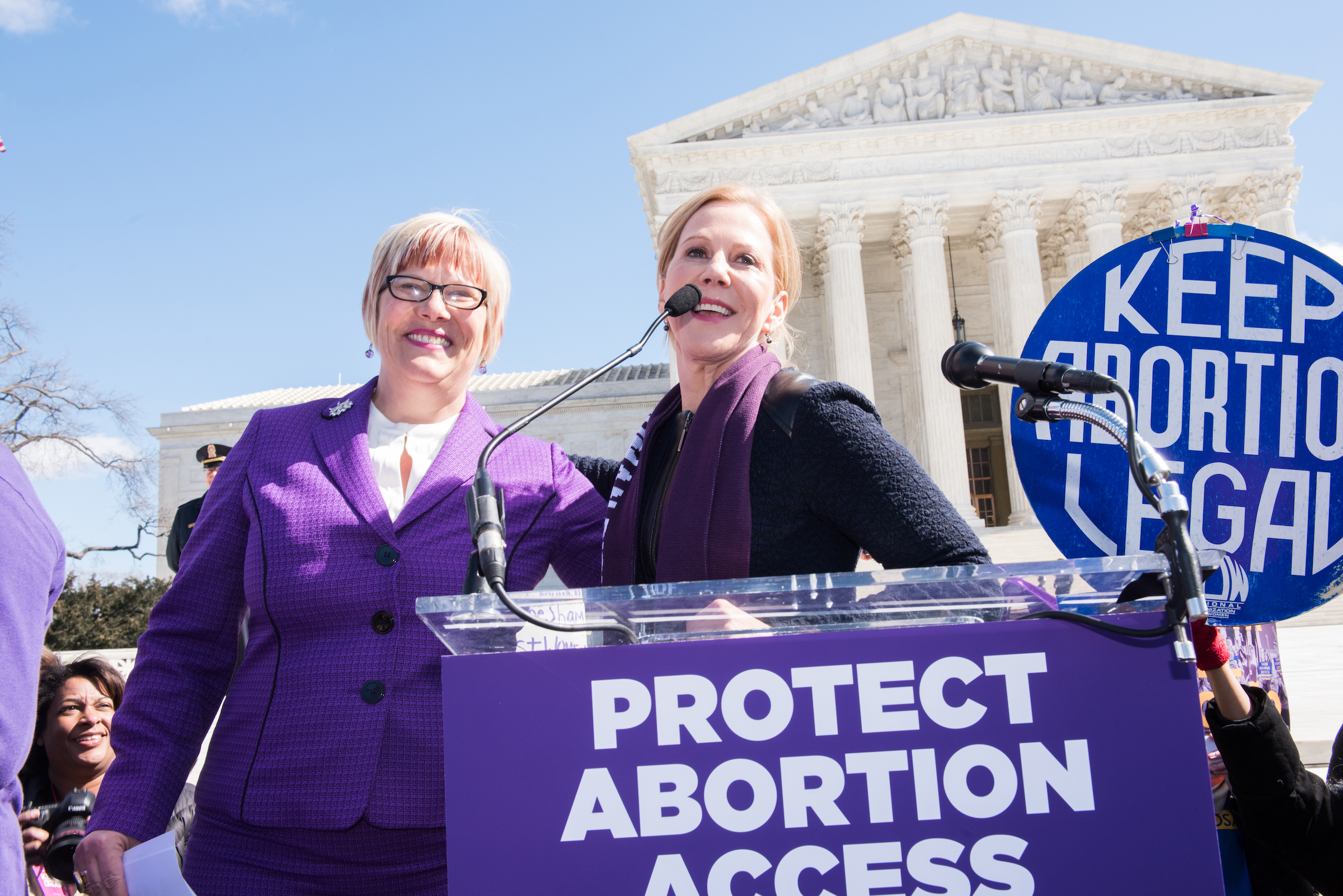 The Center for Reproductive Rights Supreme Court Rally on March 2, 2016.