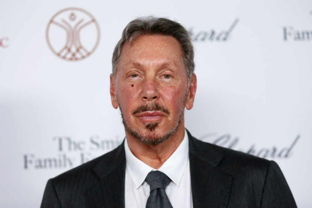 Larry Ellison attends the Rebels With A Cause Gala 2019 at Lawrence J Ellison Institute for Transformative Medicine of USC on Oct. 24, 2019 in Los Angeles. (Phillip Faraone—Getty Images)