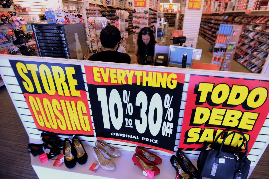 A Payless ShoeSource store is seen in Orlando, Florida on February 17, 2019, the first day of the firm's liquidation sale after confirming on February 15, 2019 that it will close its 2,100 stores. (Paul Hennessy/NurPhoto—Getty Images)