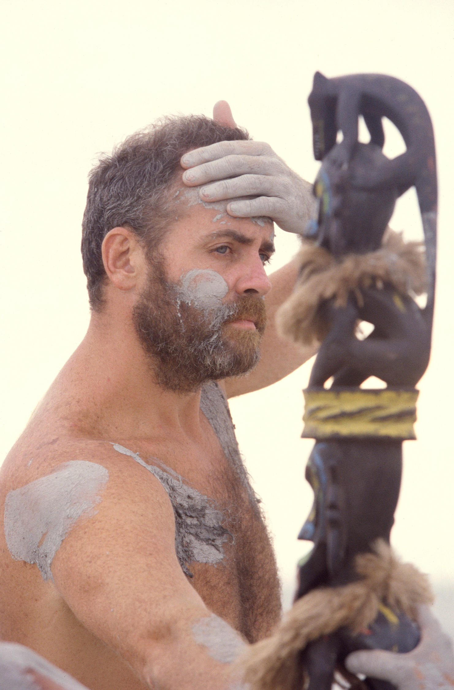 Richard Hatch competes in the final immunity challenge during "Survivor: Borneo" (CBS Photo Archive—Getty Images)
