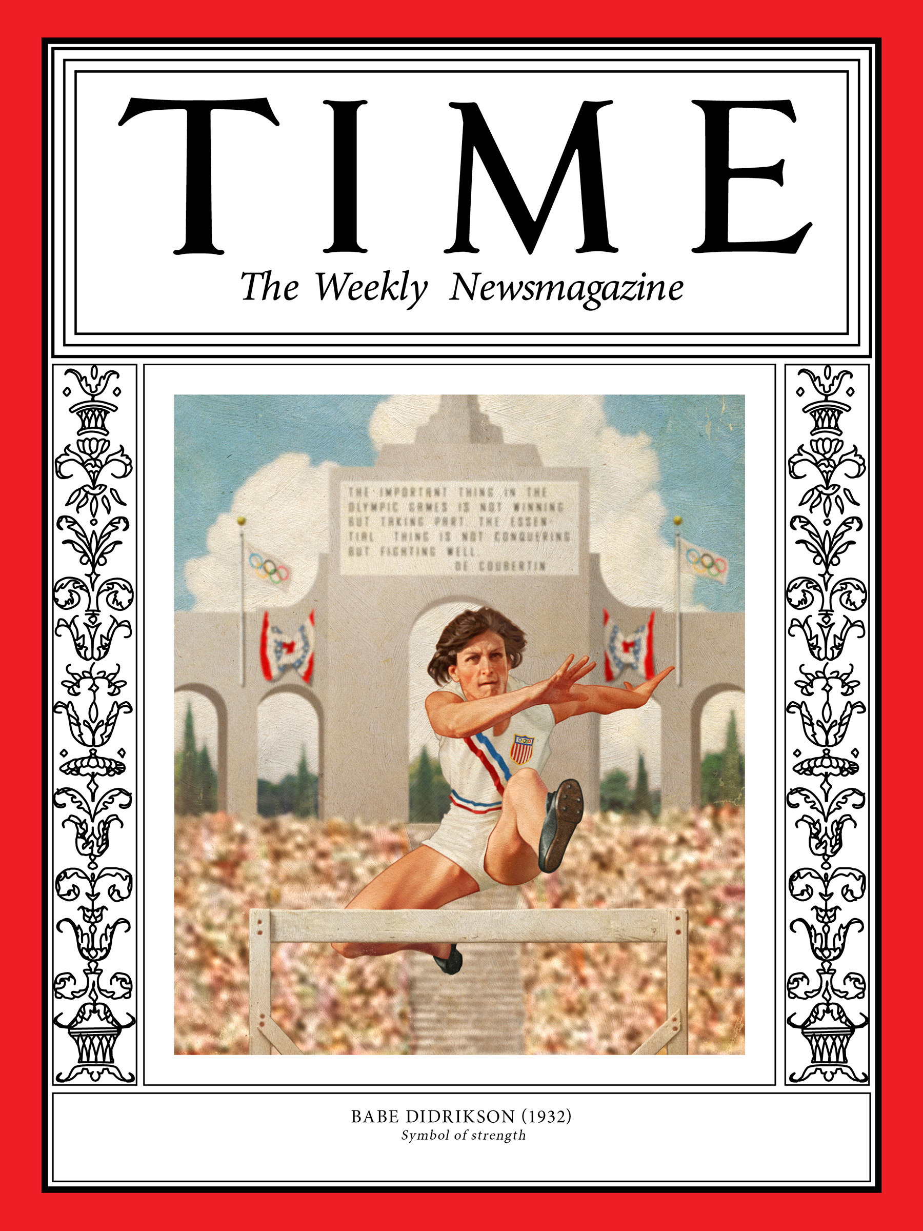 <a href="https://fineartamerica.com/featured/babe-didrikson-1932-time.html"><strong>Buy the cover art→</strong></a> (Illustration by Patrick Faricy for TIME; AP, Getty)