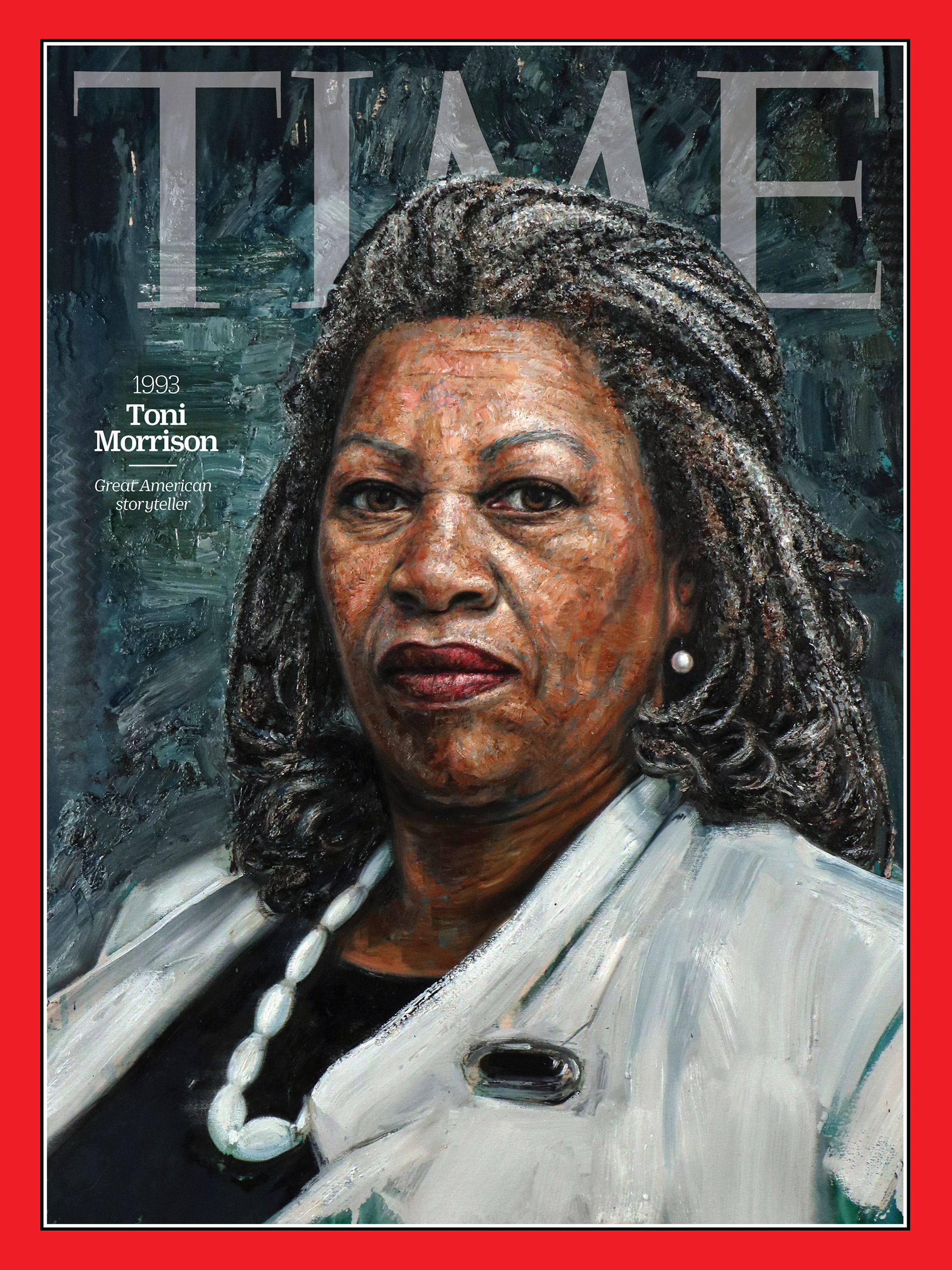 <a href="https://fineartamerica.com/featured/toni-morrison-1993-time.html"><strong>Buy the cover art→</strong></a> (Portrait by Tim Okamura for TIME; Schiffer-Fuchs—Ullstein Bild/Getty)