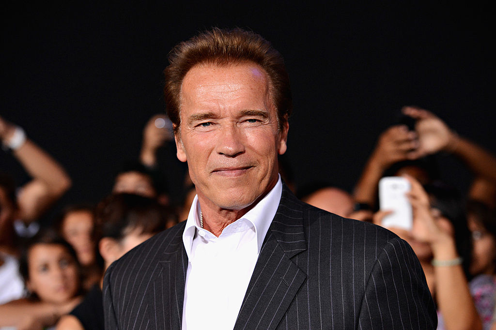 Actor Arnold Schwarzenegger arrives at Lionsgate Films' "The Expendables 2" premiere on August 15, 2012 in Hollywood, California. ((Photo by Jason Merritt/Getty Images))