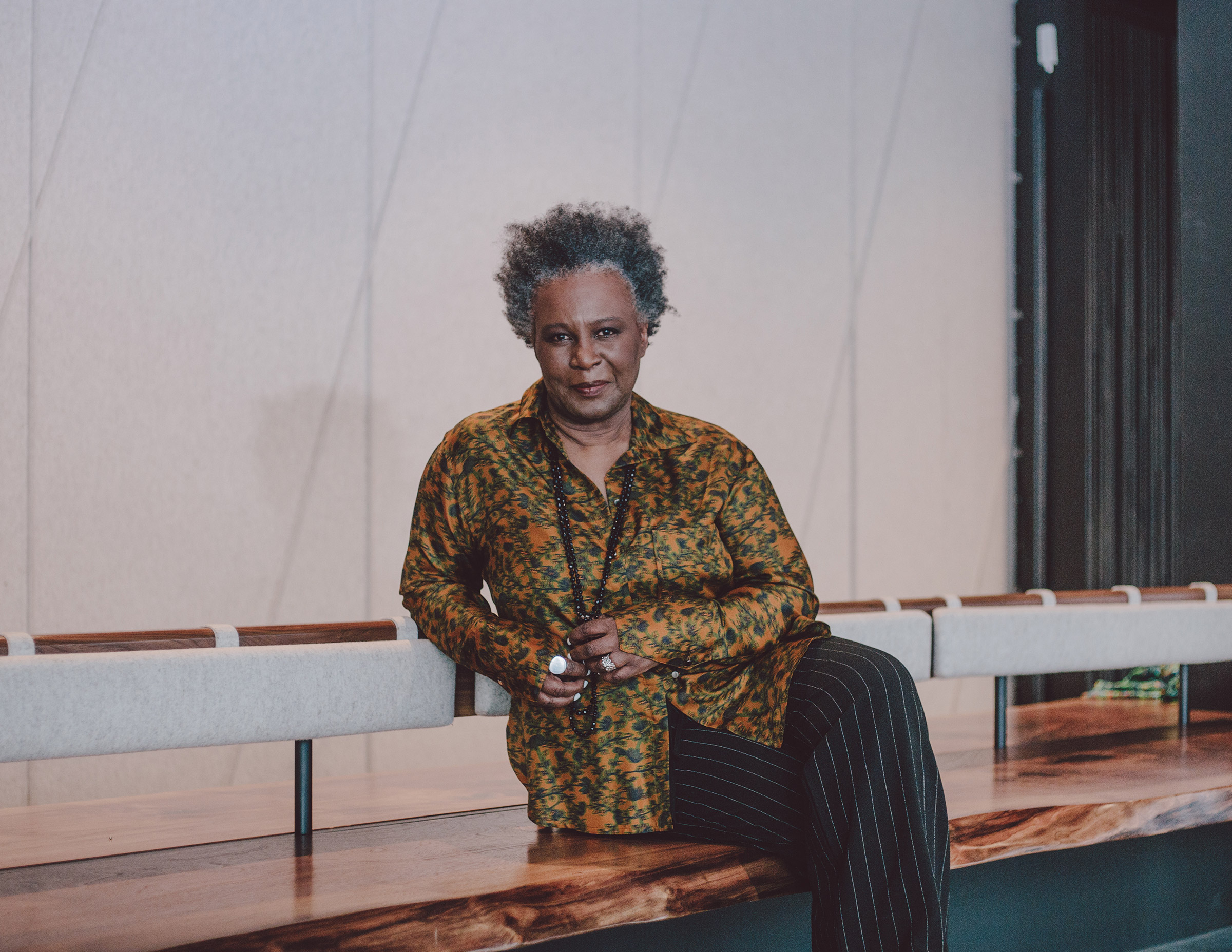 Claudia Rankine poses for a portrait at The Shed
