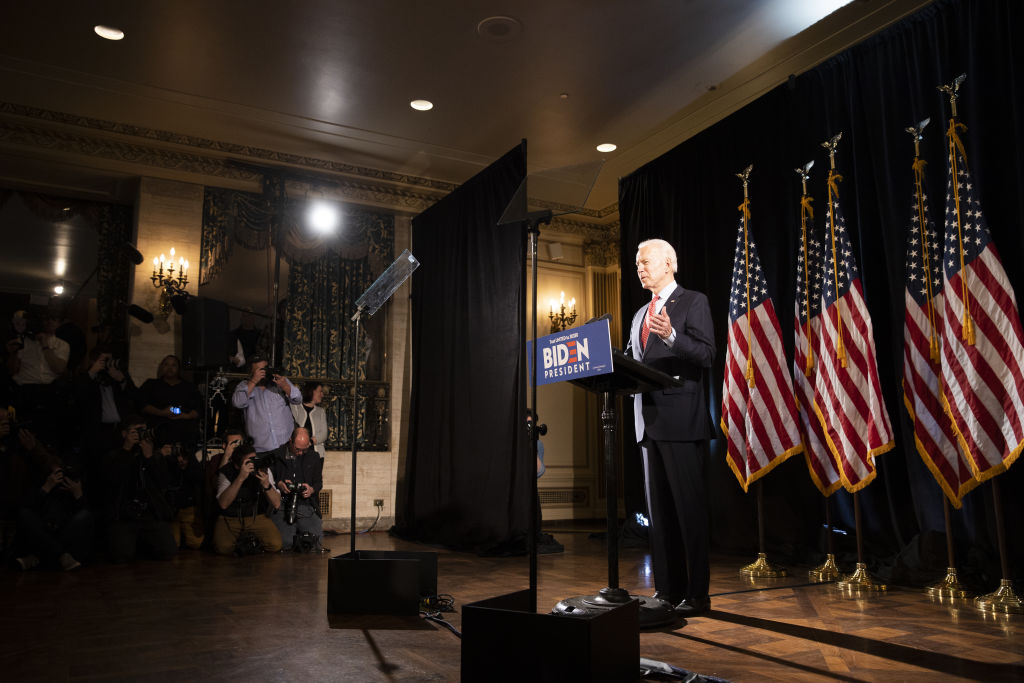 Joe Biden Delivers Remarks On Coronavirus