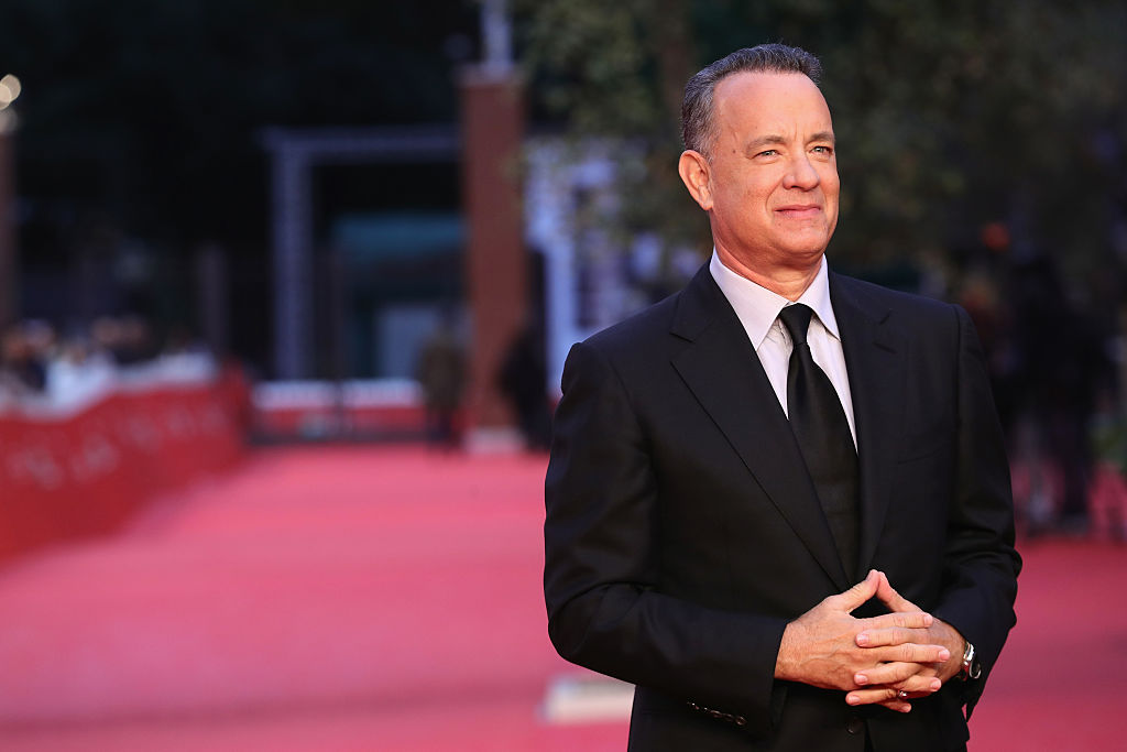 Tom Hanks walks a red carpet on October 13, 2016 in Rome, Italy. ((Photo by Vittorio Zunino Celotto/Getty Images))