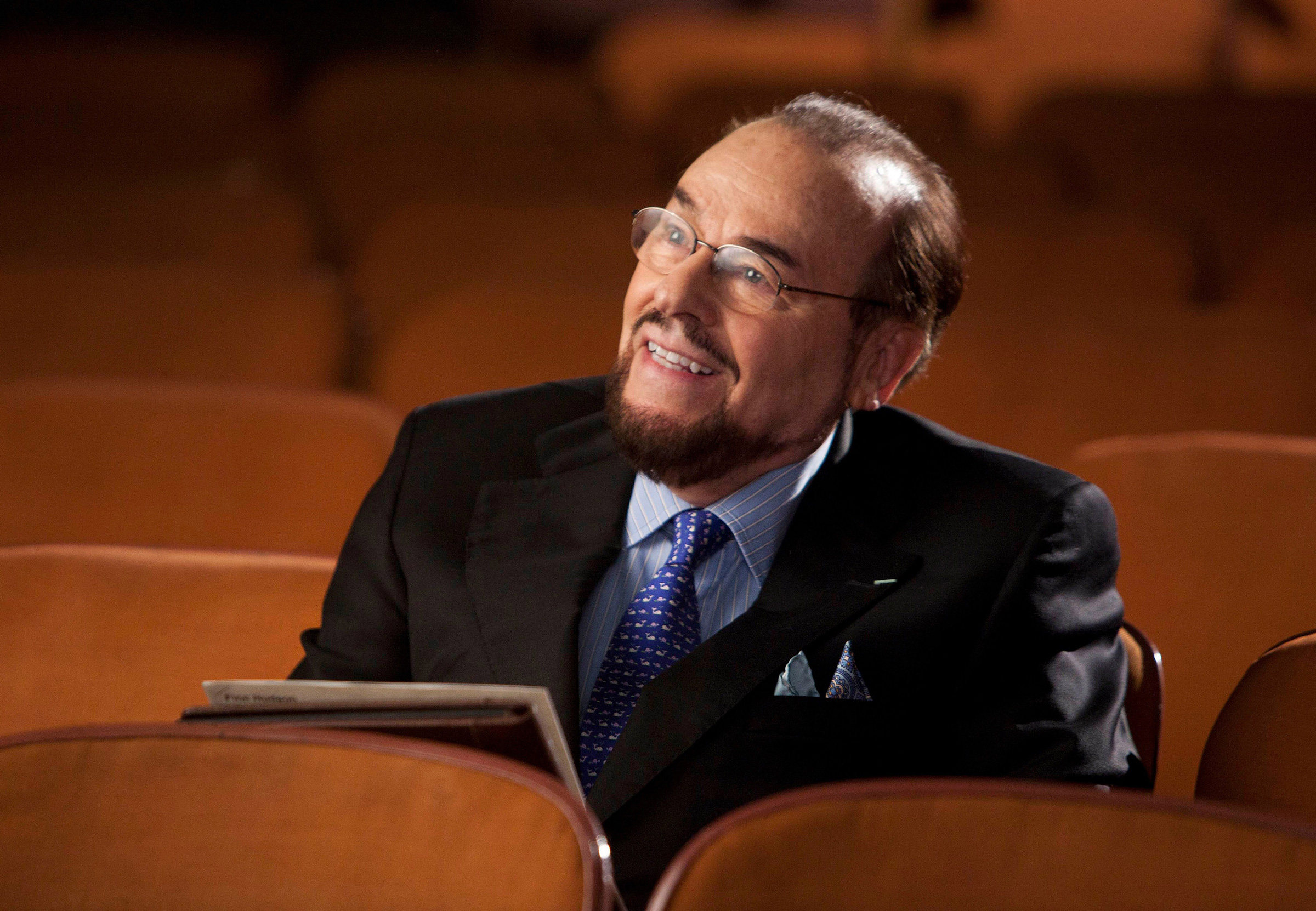James Lipton guest-stars as himself in the "Goodbye" season finale episode of GLEE airing May 22, 2012 (FOX Image Collection/Getty Images)
