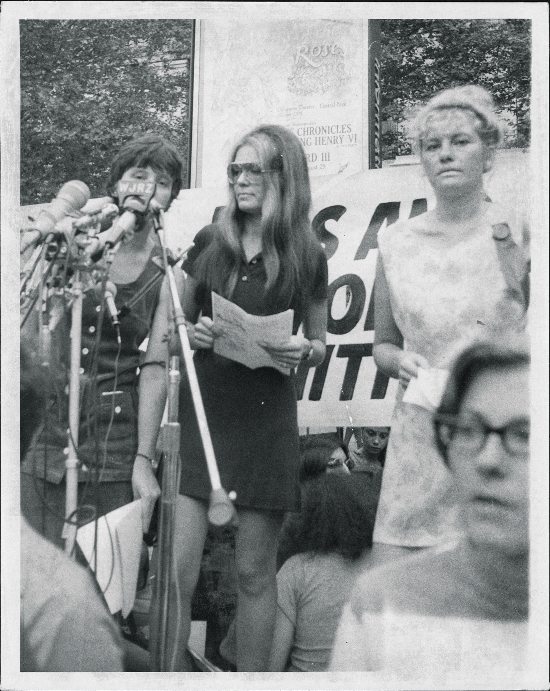 Gloria Steinem on Aug. 27, 1970. (Jerry Engel—The New York Post/Getty Images)