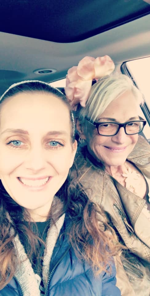 'Grandma YoYo' and her daughter, Crystal Dvorak, pose for a selfie (Courtesy of Crystal Dvorak)