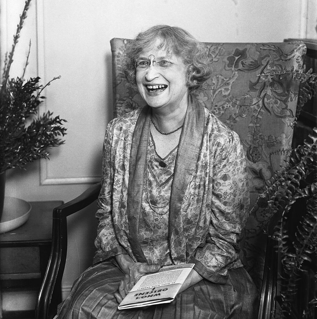 Mary Ware Dennett at home on March 3, 1930. (Bettmann Archive—Getty Images)