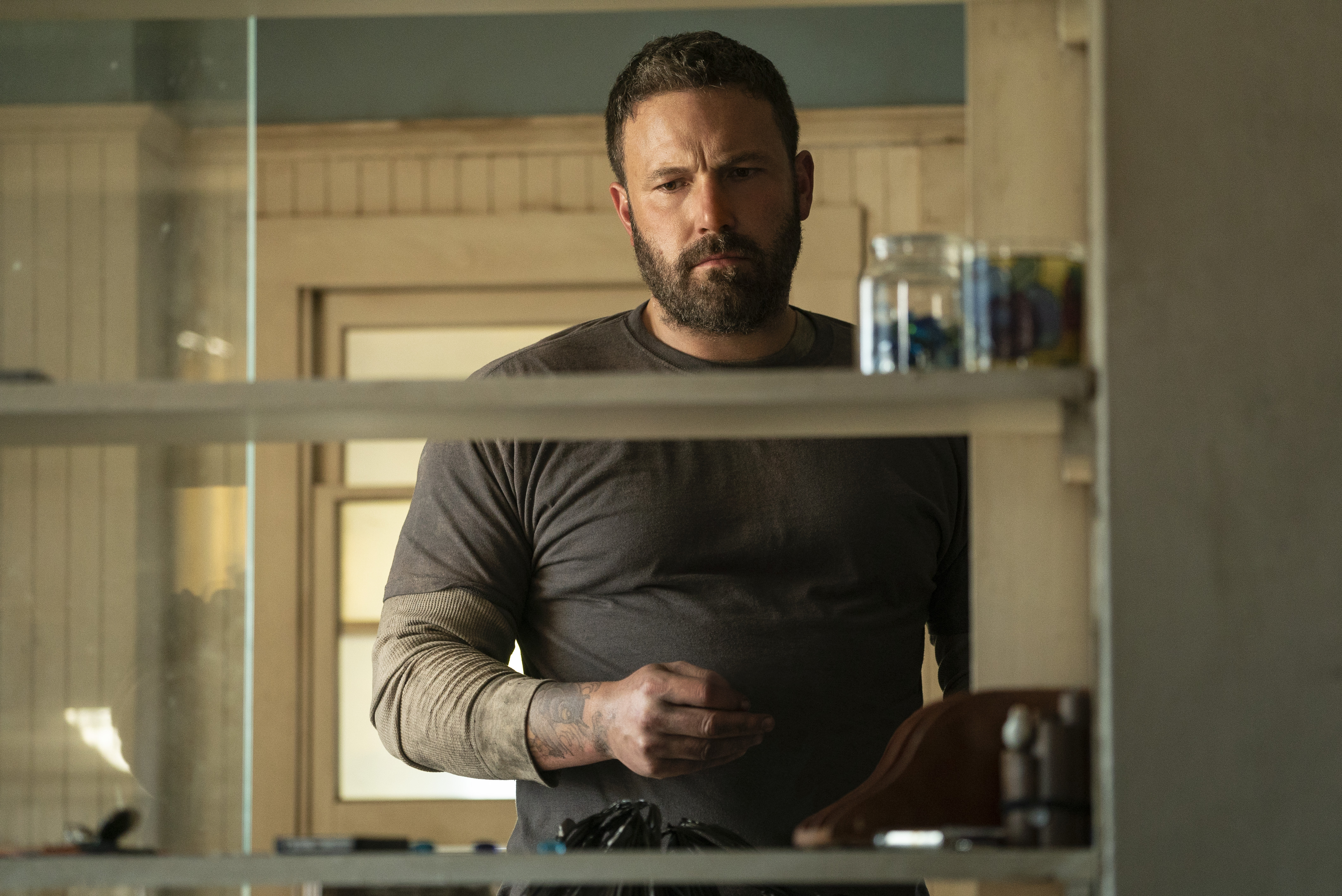 Ben Affleck in 'The Way Back.' (Richard Foreman © 2020 Warner Bros. Entertainment Inc. All Rights Reserved.)