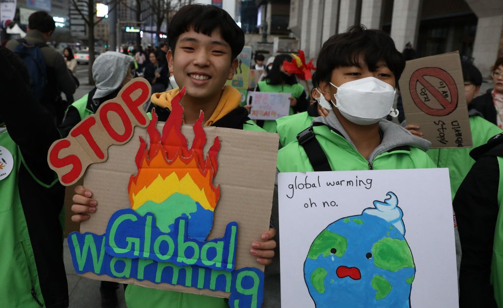 South Korean Teens Sue Government Over Climate Policy - TIME