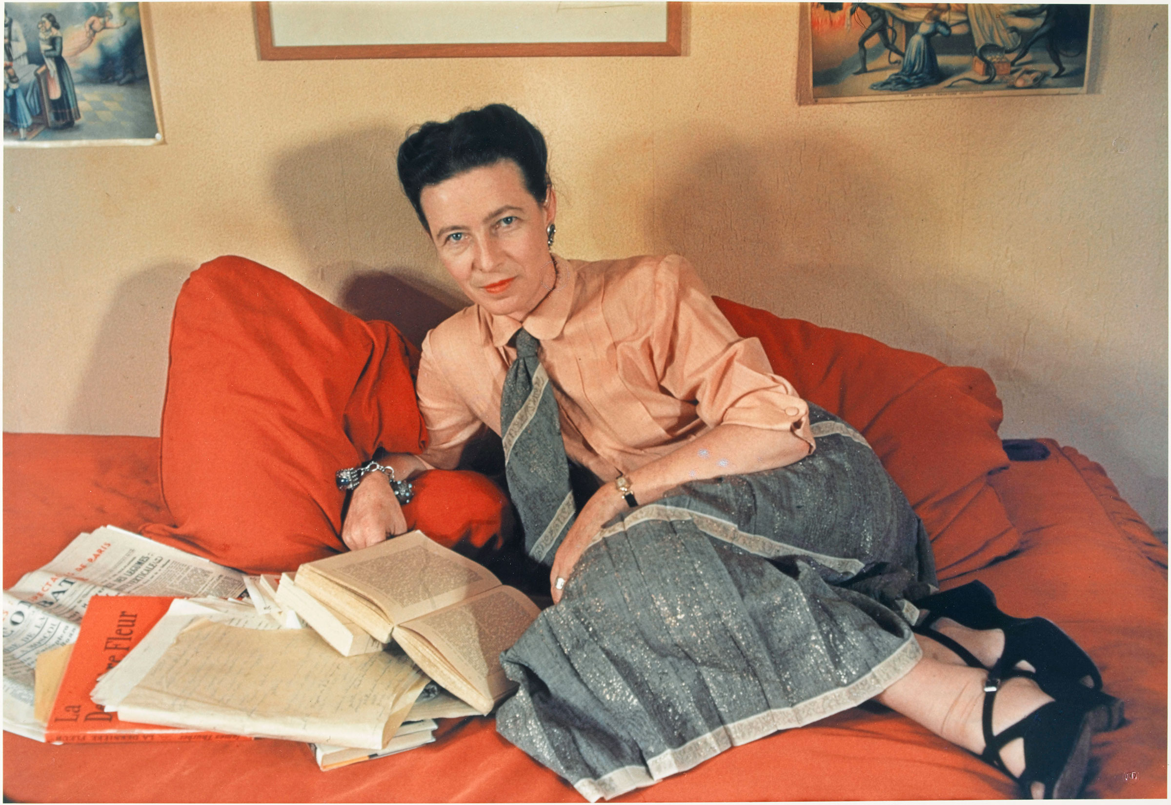 Women of the Year 1949 Simone de Beauvoir