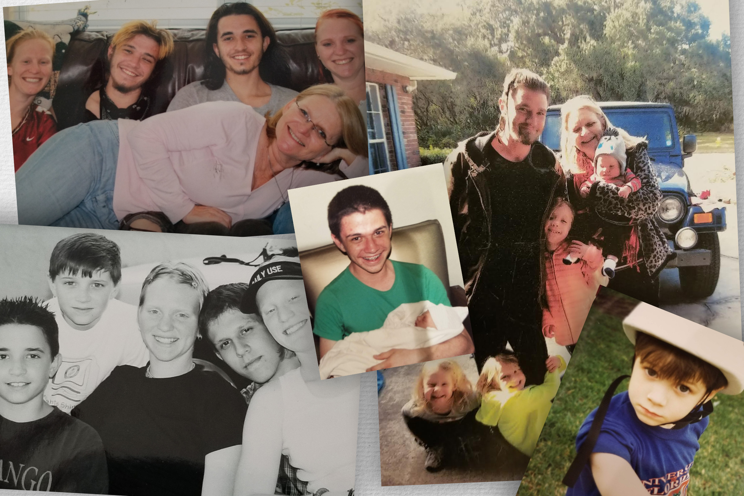 Photos of Robert Mast and his family members. (Courtesy of Mindy Pendleton)
