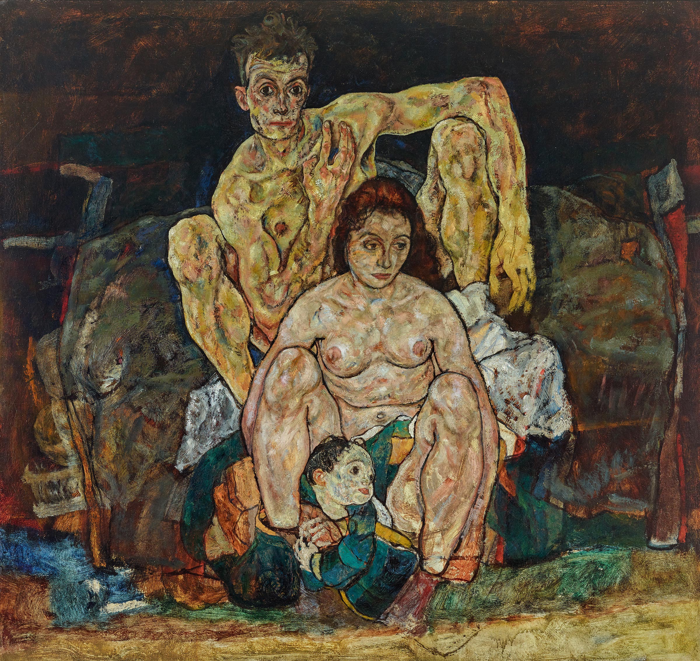 Egon Schiele's "The Family," 1918