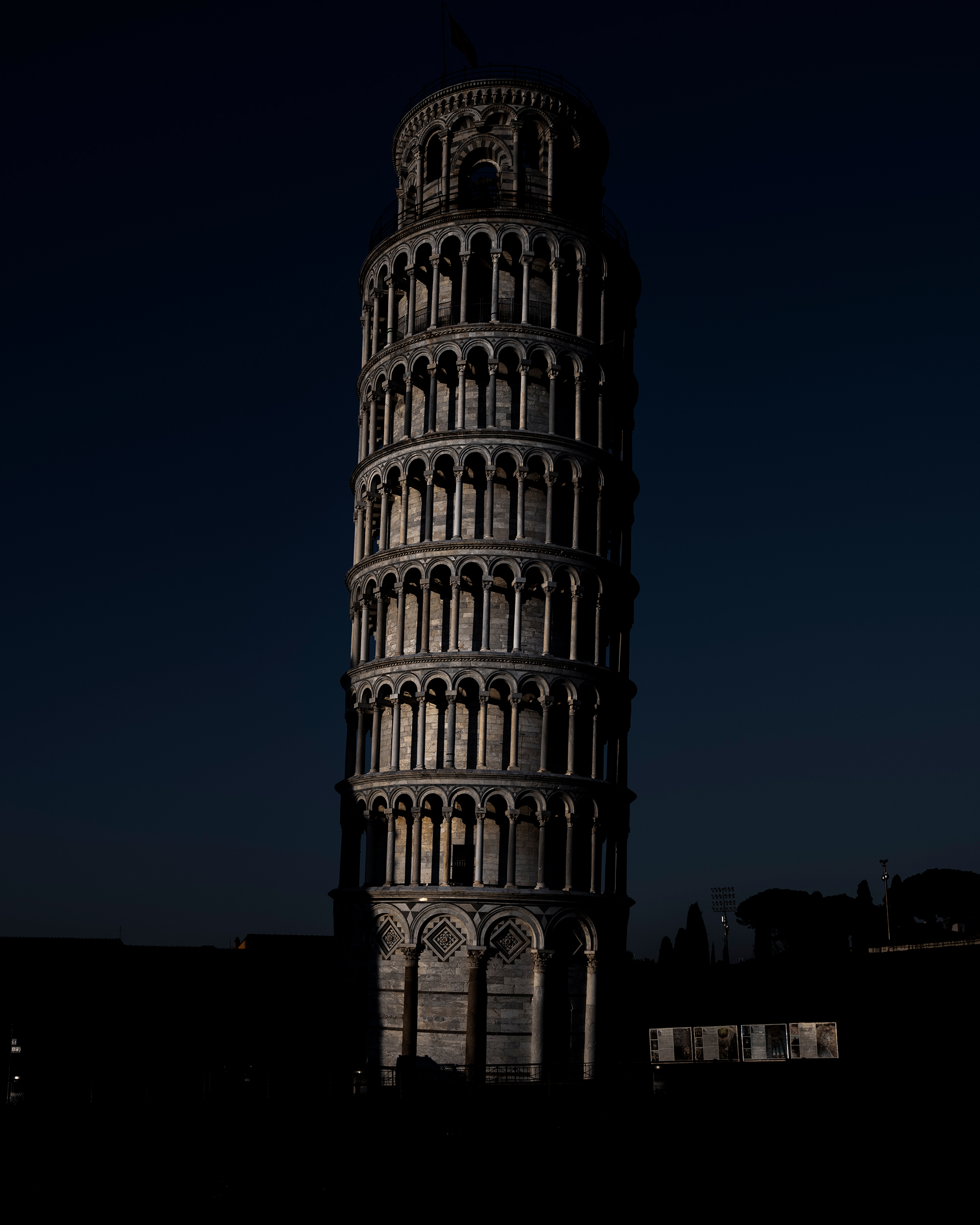 The Tower of Pisa in March. All tourist attractions remain closed across Italy due to the pandemic.