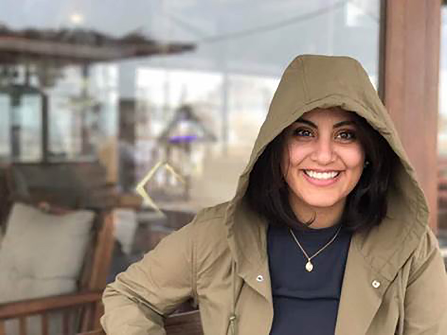 This undated handout picture released on the Facebook page of Saudi activist Loujain al-Hathloul shows her posing for the camera. (AFP via Getty Images)