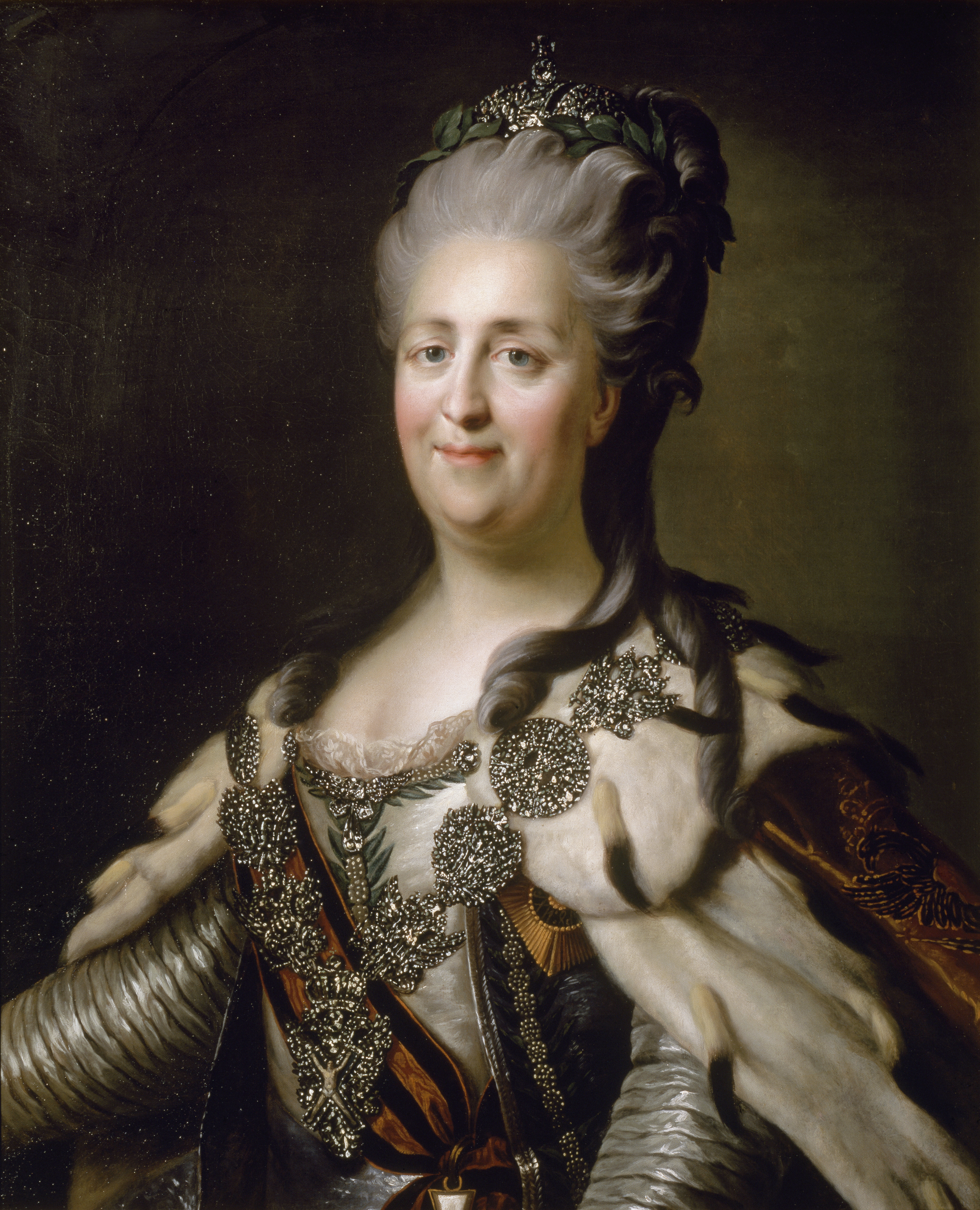 Portrait of Catherine II of Russia by an anonymous painter (Corbis via Getty Images)