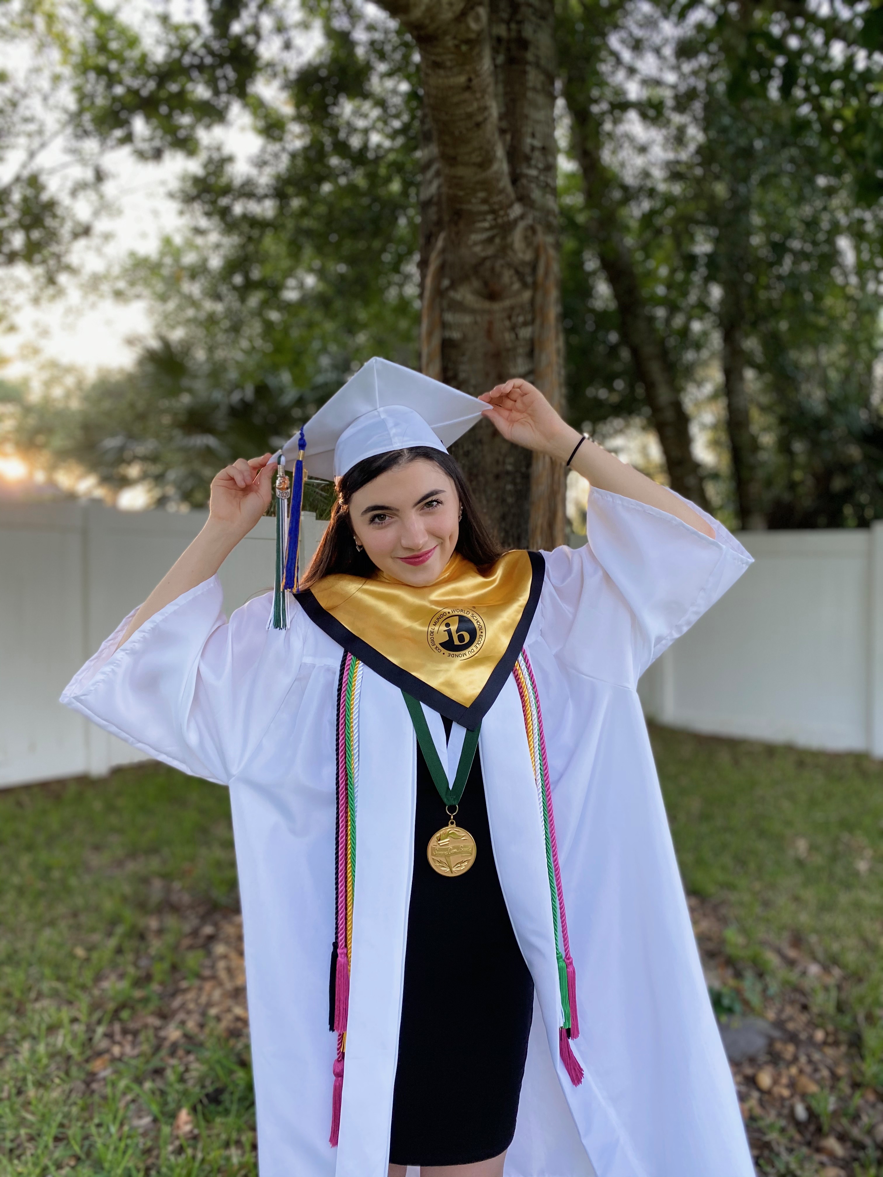 Isabella Scarcella will graduate from high school in a ceremony at the Daytona International Speedway in Florida on May 31, 2020. (Courtesy of Isabella Scarcella)