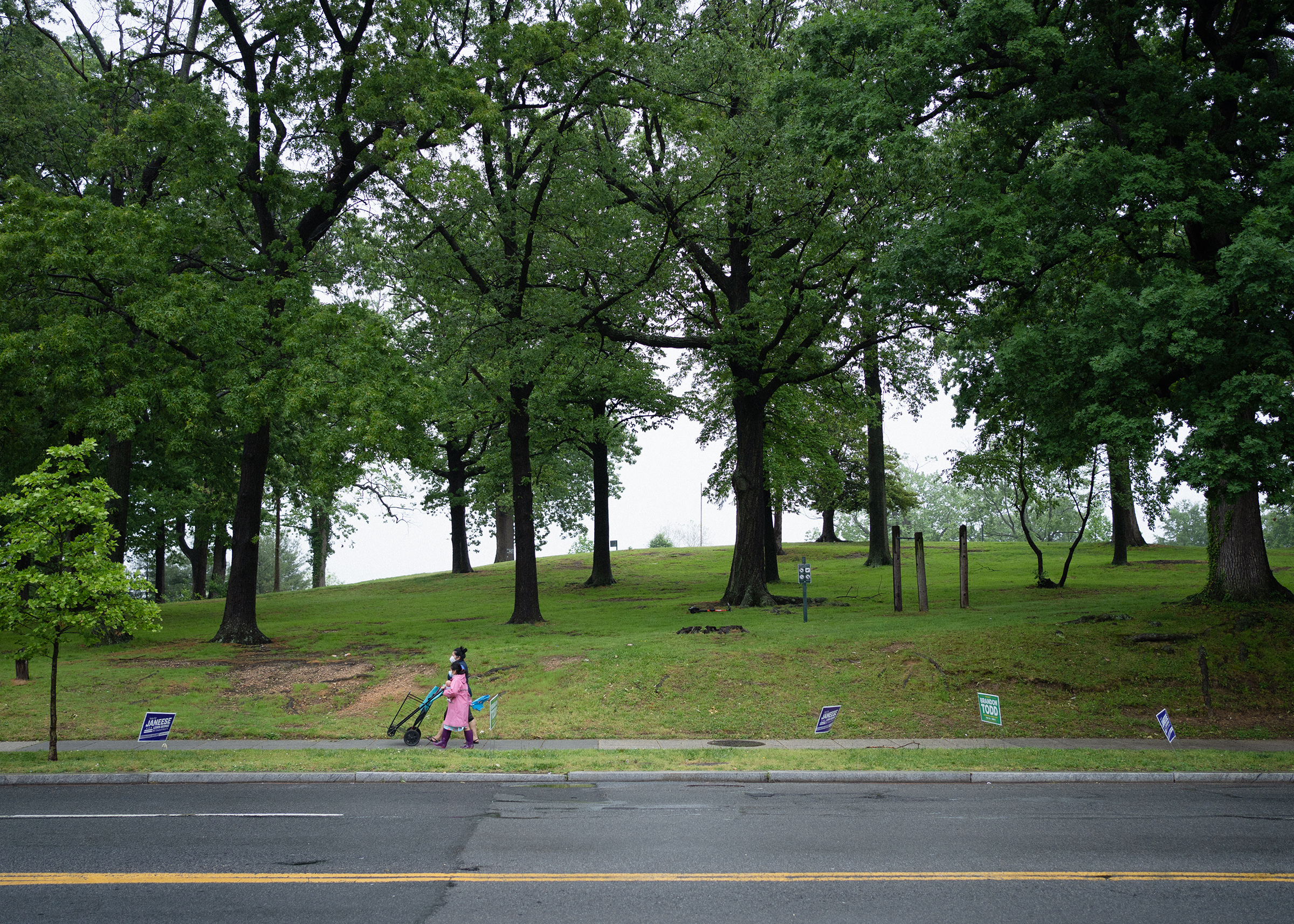 Emery Heights Park on a cloudy day in Washington, D.C., on May 22. (Nate Palmer for TIME)