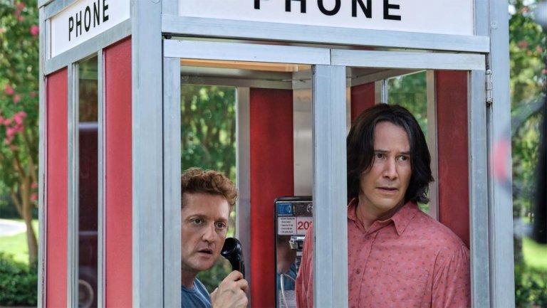 Alex Winter and Keanu Reeves in <i>Bill &amp; Ted Face the Music</i> (Orion Pictures)
