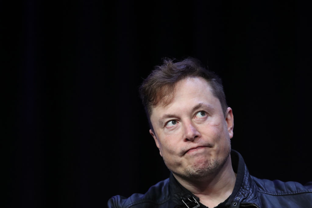 Elon Musk, founder and chief engineer of SpaceX speaks at the 2020 Satellite Conference and Exhibition March 9, 2020 in Washington, D.C. (Win McNamee — Getty Images)