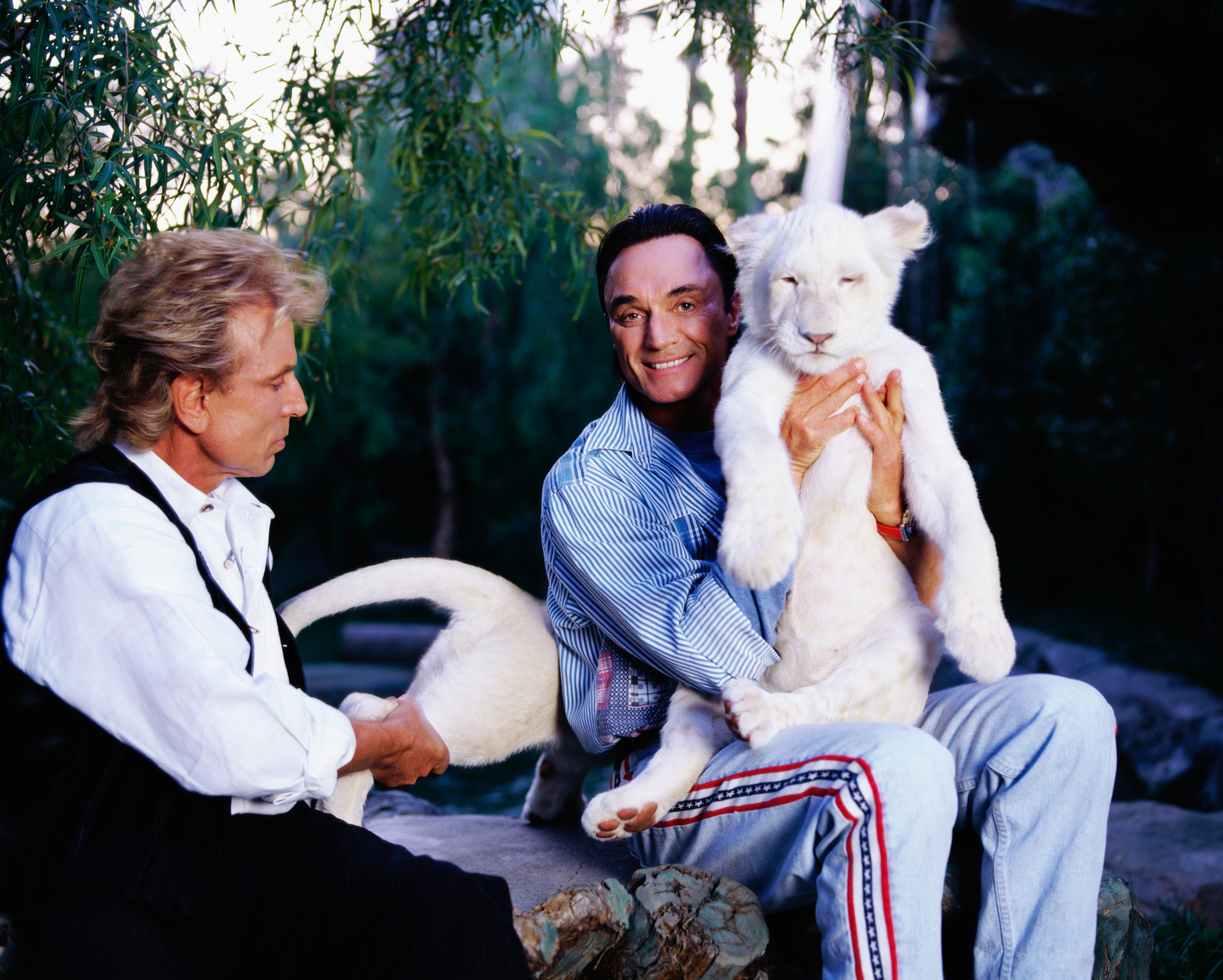 Siegfried & Roy photographed in 1997 (Aaron Rapoport—Corbis/Getty Images)
